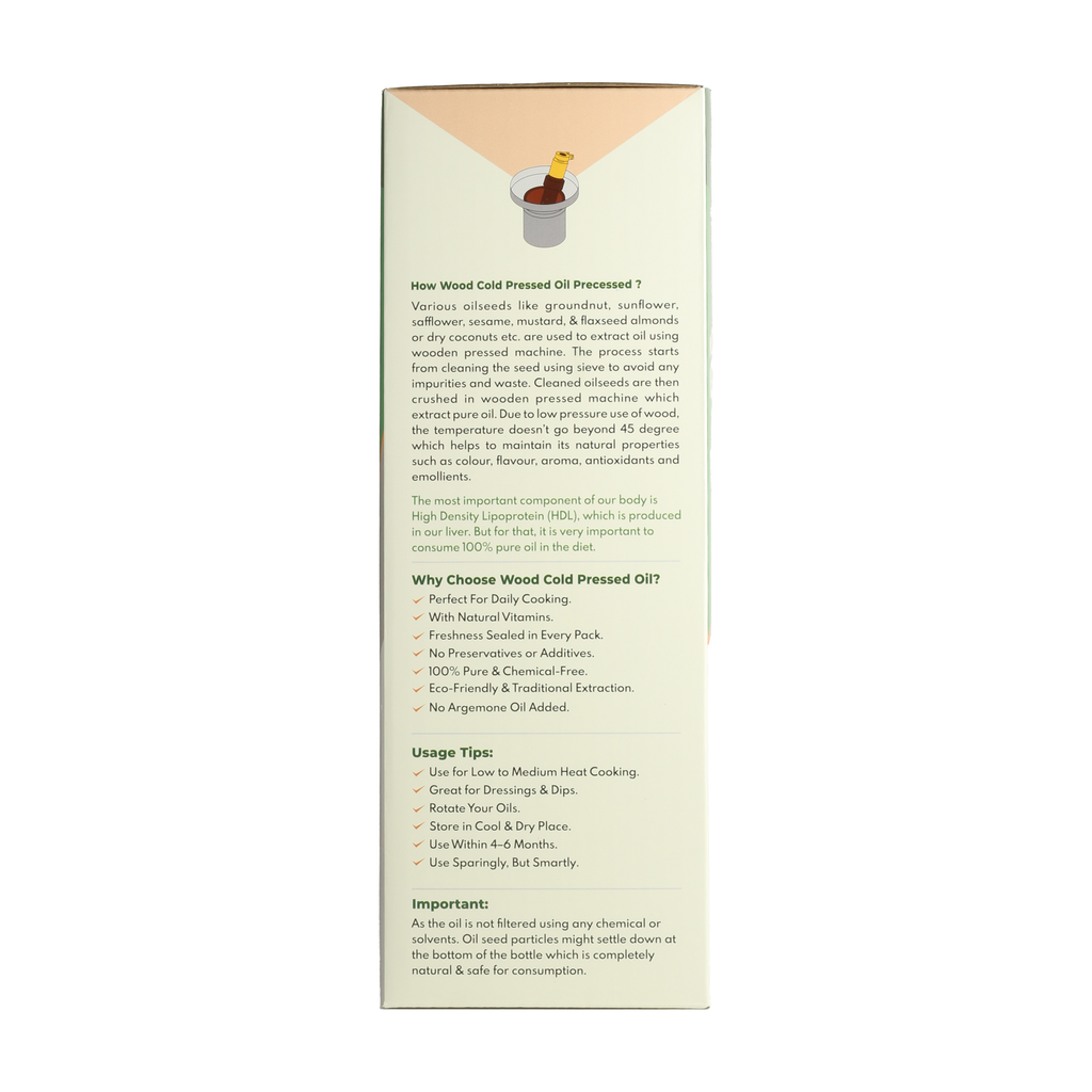 Coconut Wood Coldpress Oil