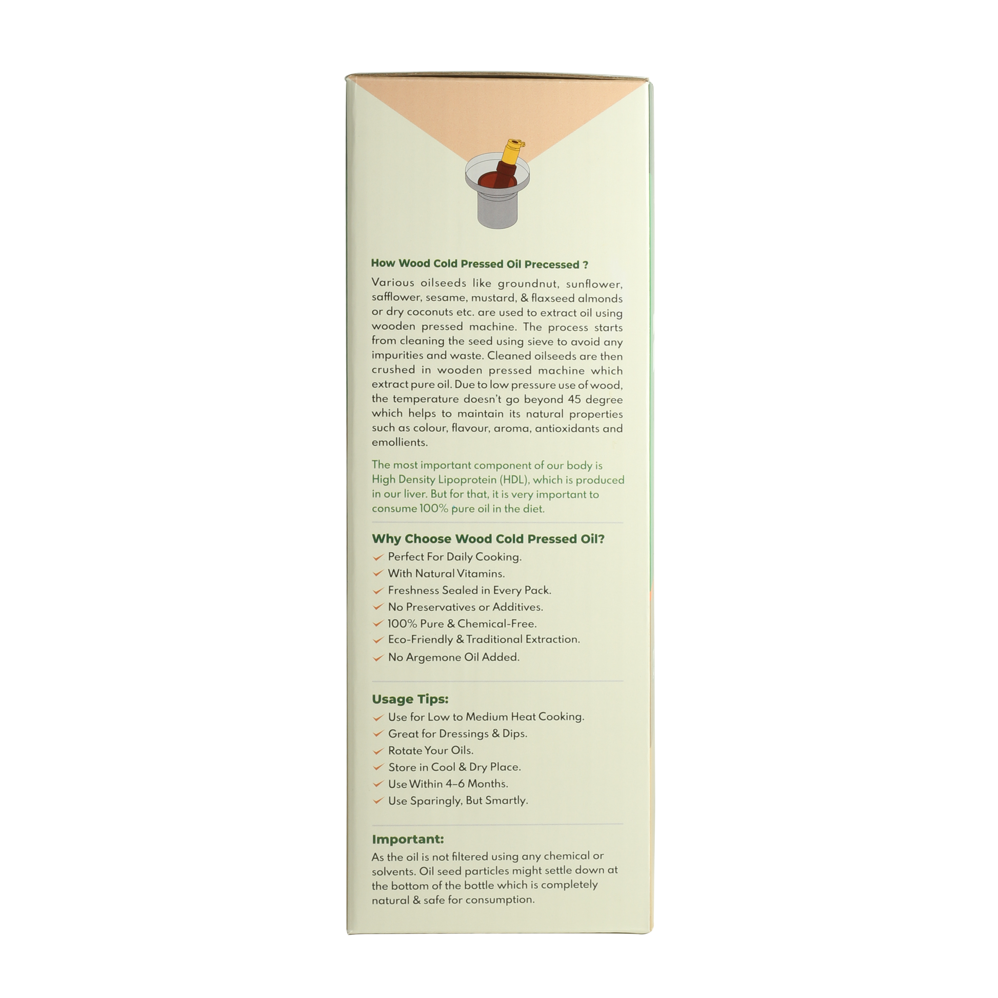 Sesame Wood Coldpress Oil