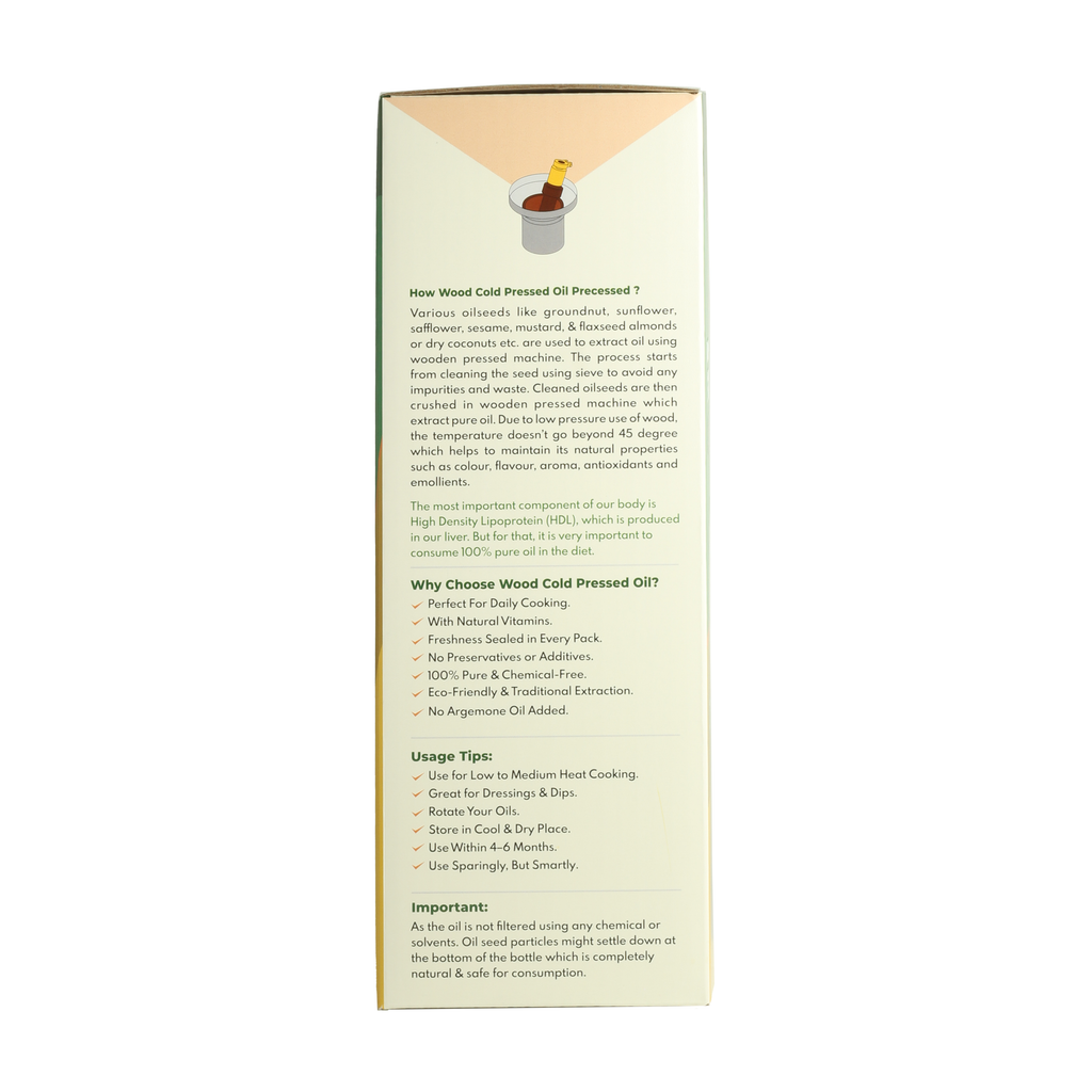 Sunflower Wood Coldpress Oil